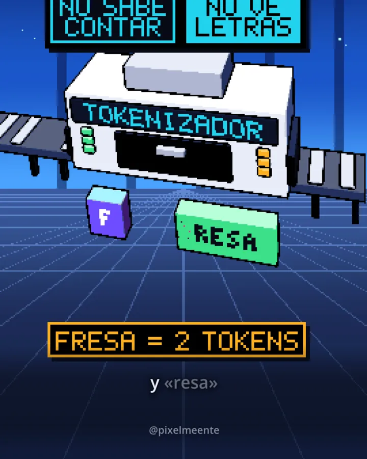 Fotograma: cada token se convierte en un número